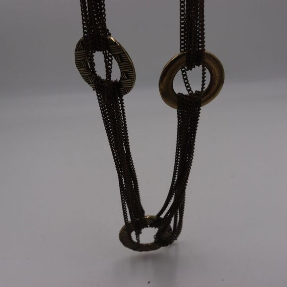 Calvin Klein Gold Tone Chain Belt Y2K 44" - Picture 3 of 8